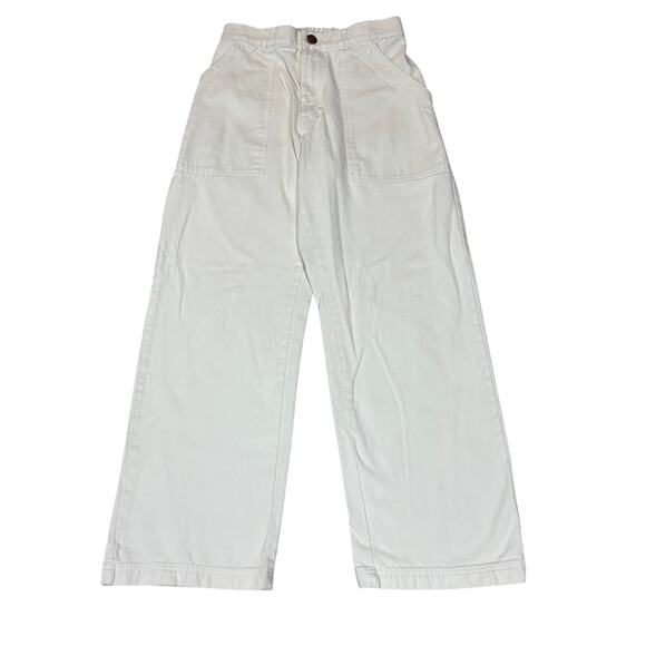 Big Bud Press Pants - Big Bud Press Work Pants White Women's Medium Blue Label
